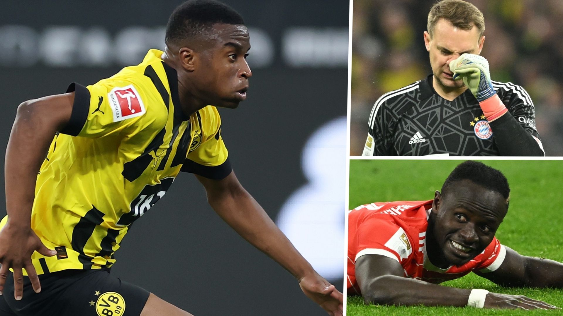 Moukoko, Neuer, Mane