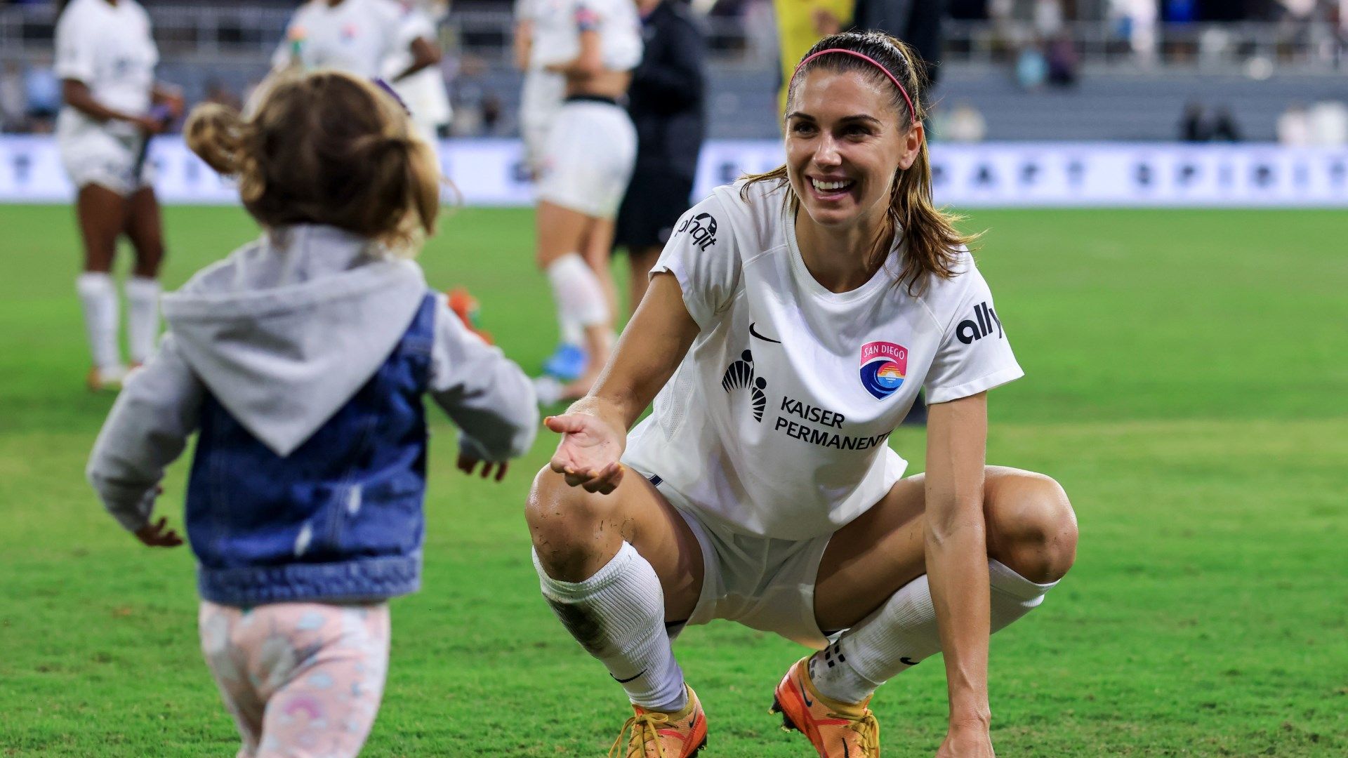 Alex Morgan & daughter Charlie