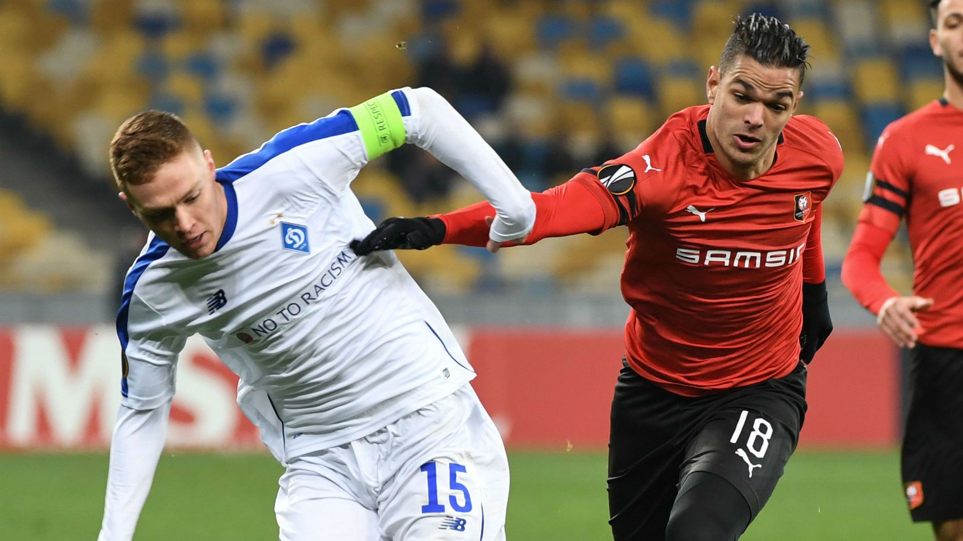 Hatem Ben Arfa Dynamo Kyiv Rennes UEFA Europa League 08112018