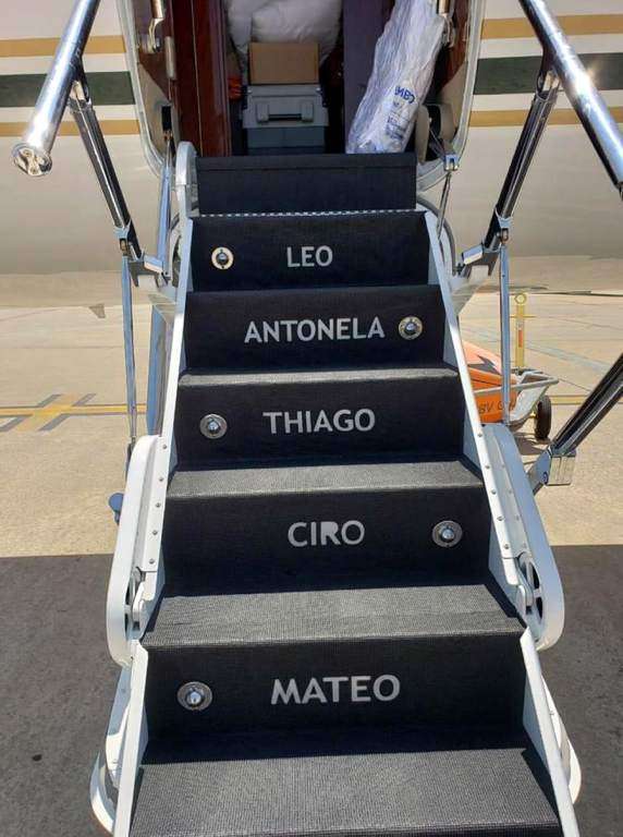 Avión Lionel Messi