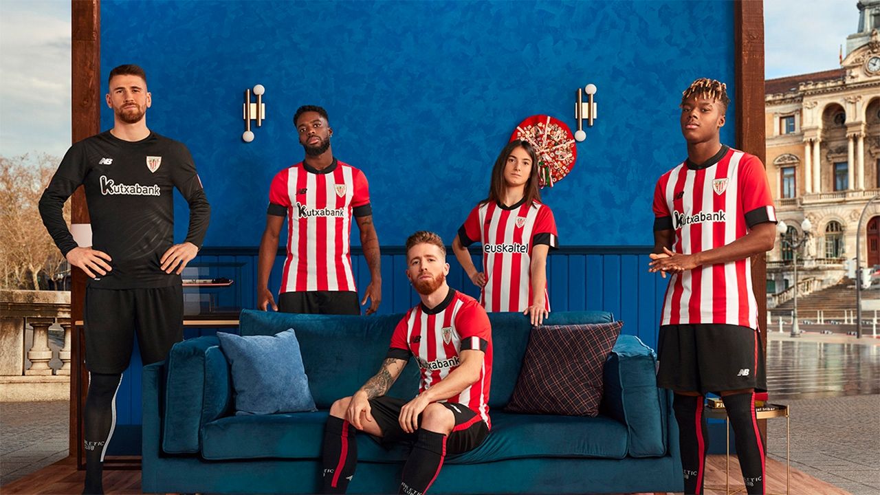 Athletic Bilbao home kit 2022/23