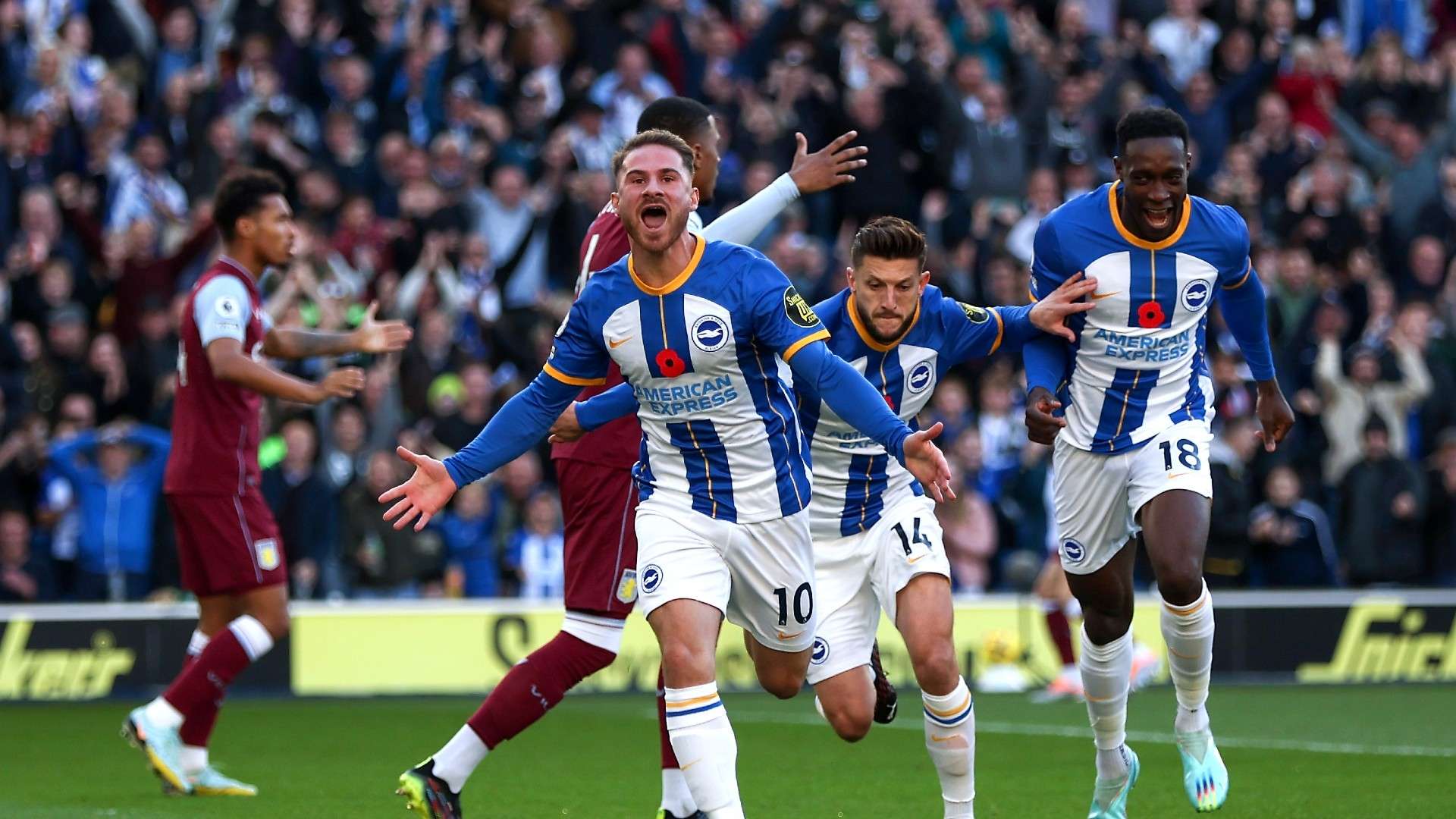 Alexis Mac Allister Brighton Aston Villa 2022-23