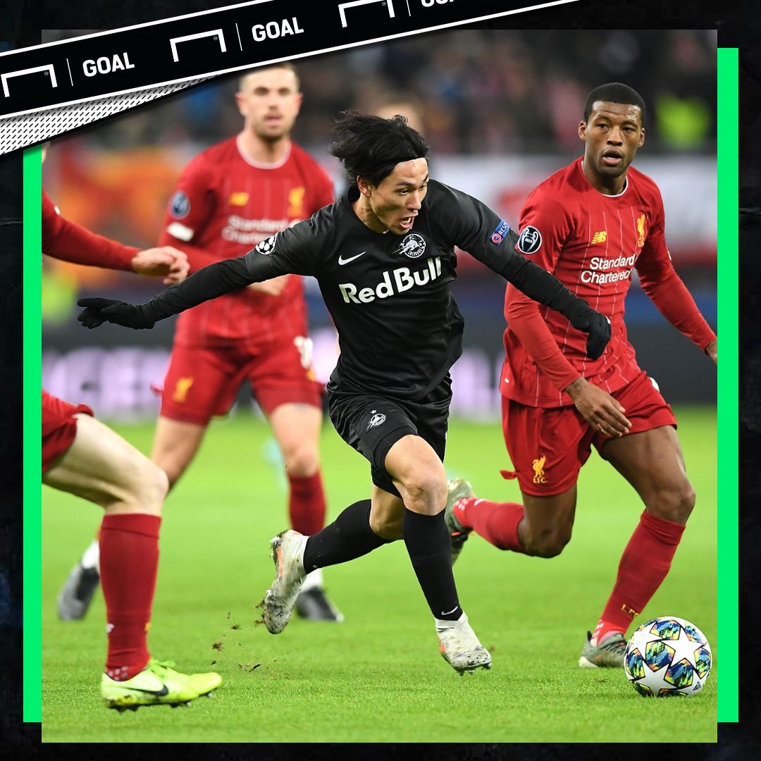 Takumi Minamino Salzburg Liverpool PS