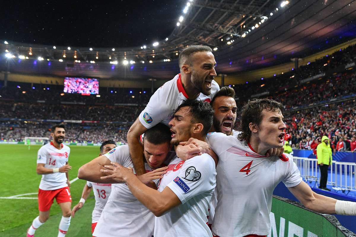 Turkey Goal Celebration vs. France 10/14/19