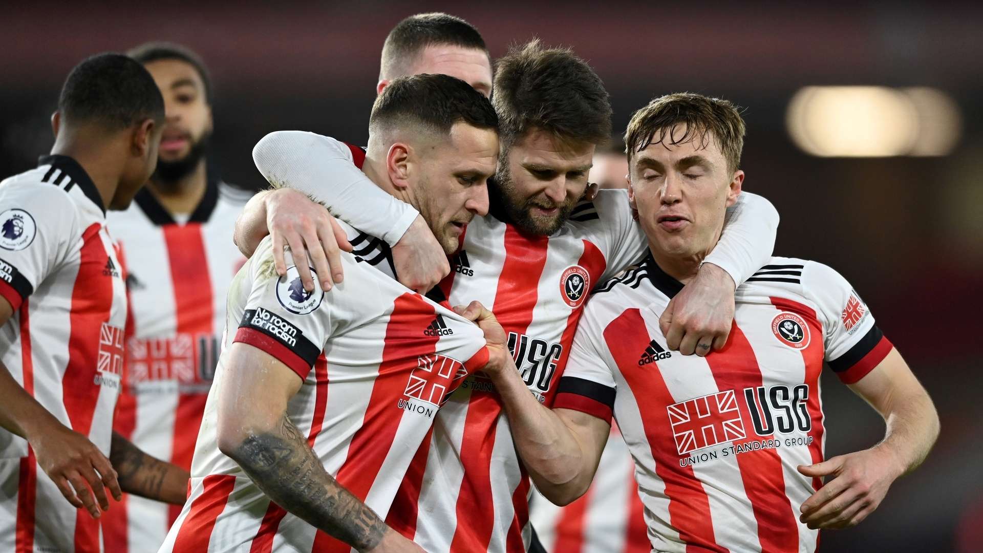 Sheffield United celebrate