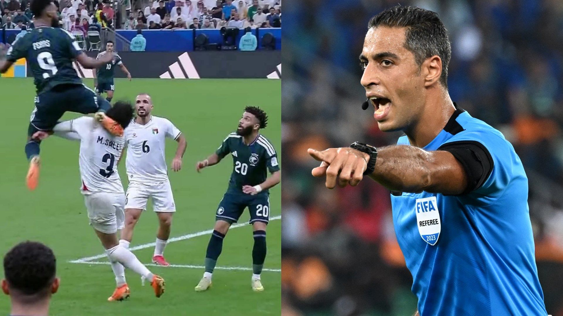 Palestine vs Saudi Arabia Amin Omar