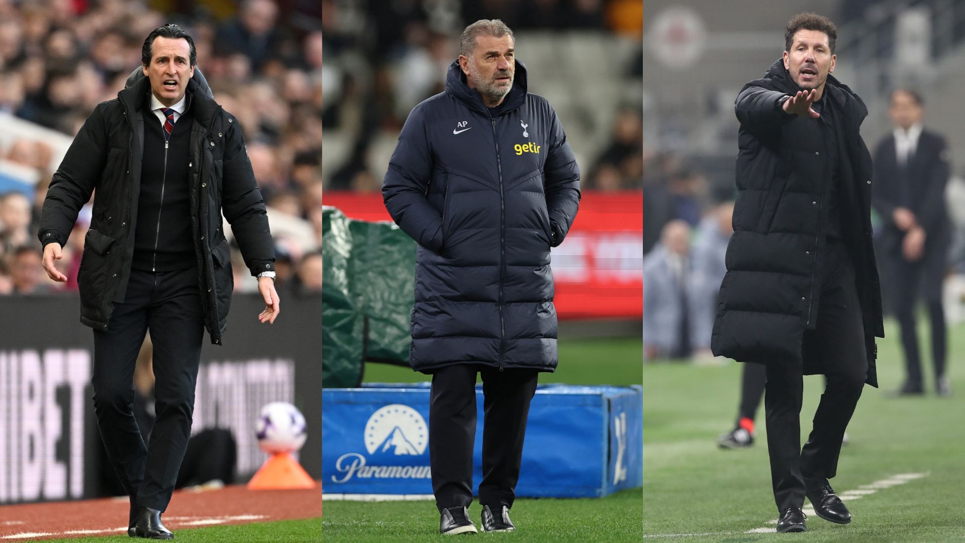 Unai Emery Ange Postecoglou Diego Simeone