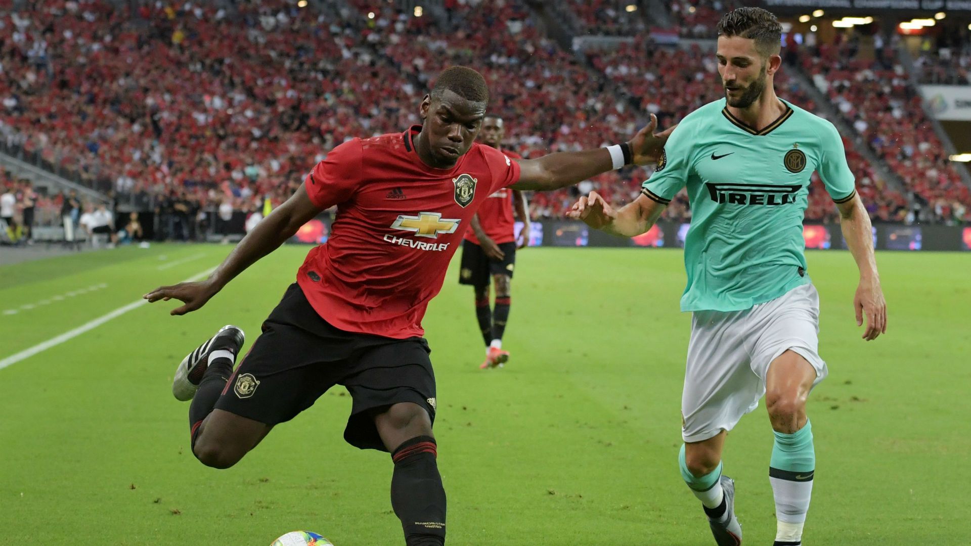 Manchester United-Inter International Champions Cup Paul Pogba Roberto Gagliardini