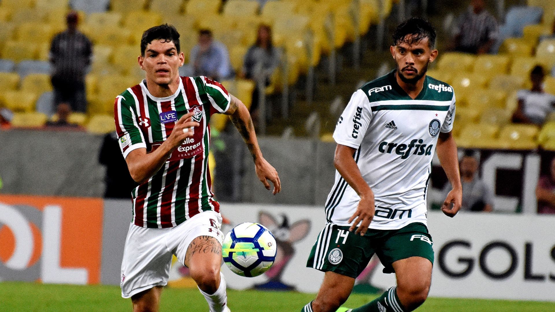 Gustavo Scarpa Ayrton Fluminense Palmeiras Brasileirao Serie A 25072018
