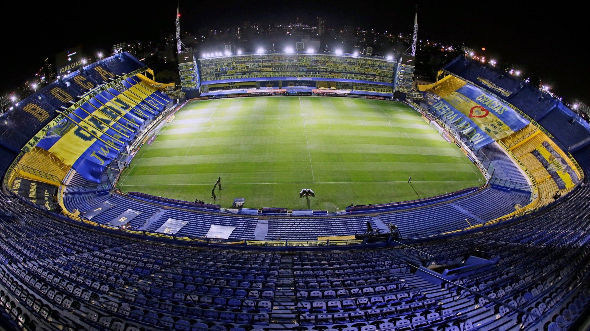 La Bombonera Boca Santos Copa Libertadores 27042021