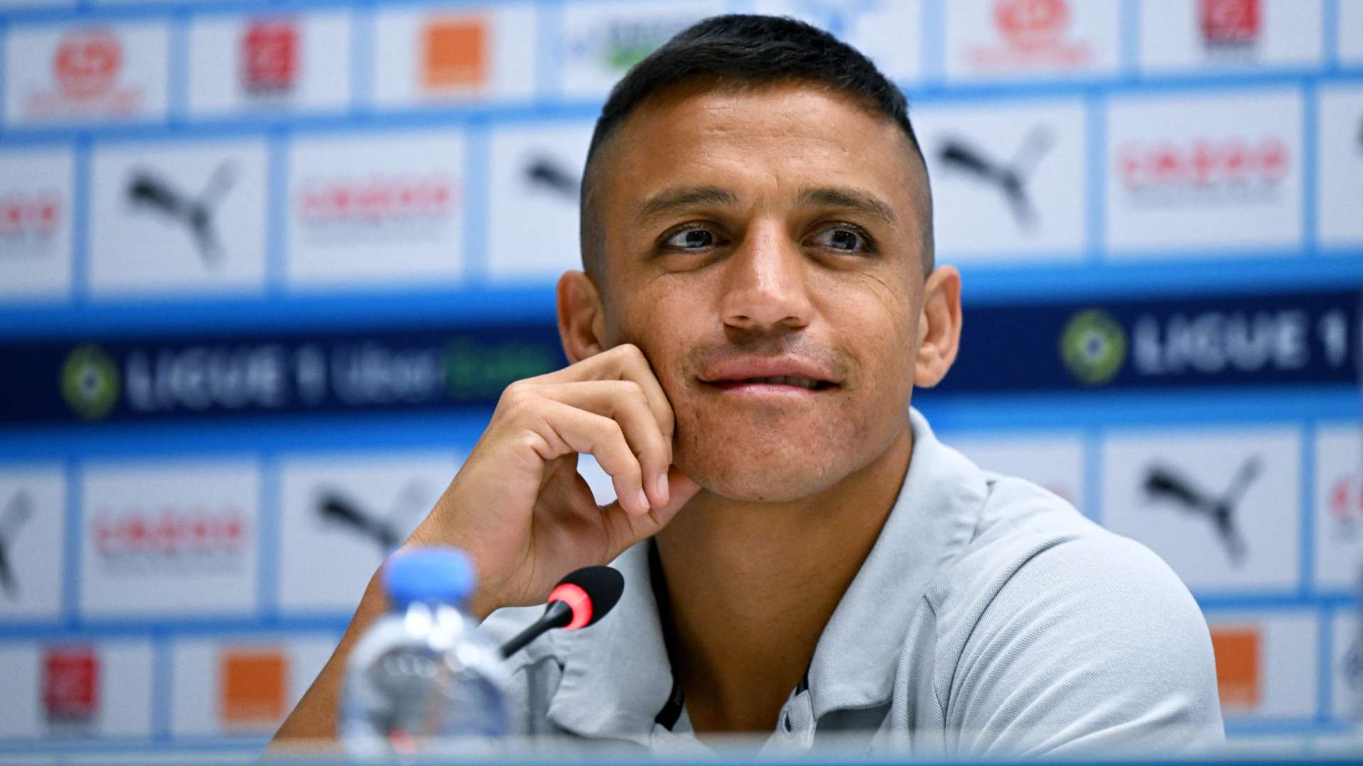 OM Alexis Sanchez Présentation à la presse