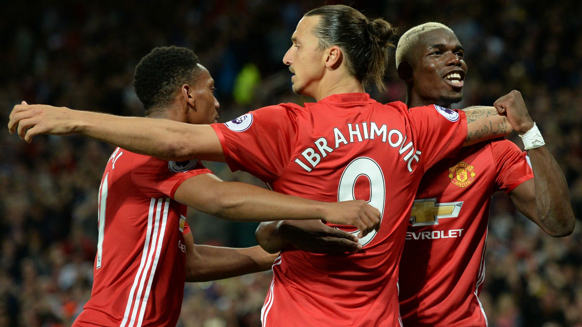 Zlatan Ibrahimovic Paul Pogba Manchester United Premier League