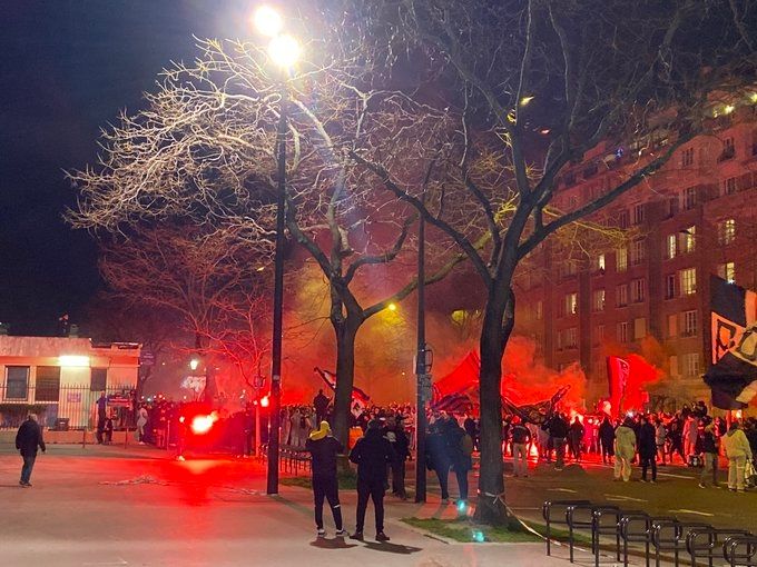 PSG fans - PSG Dortmund 11032020