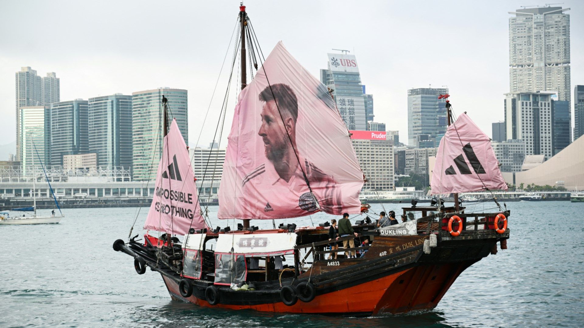 Lionel Messi Adidas boat