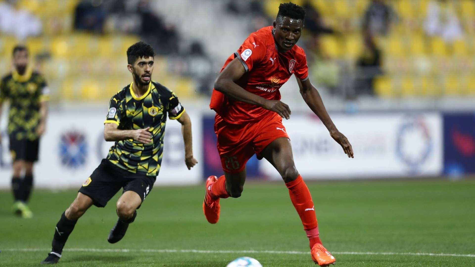Michael Olunga features for Al Duhail SC and Kenya.