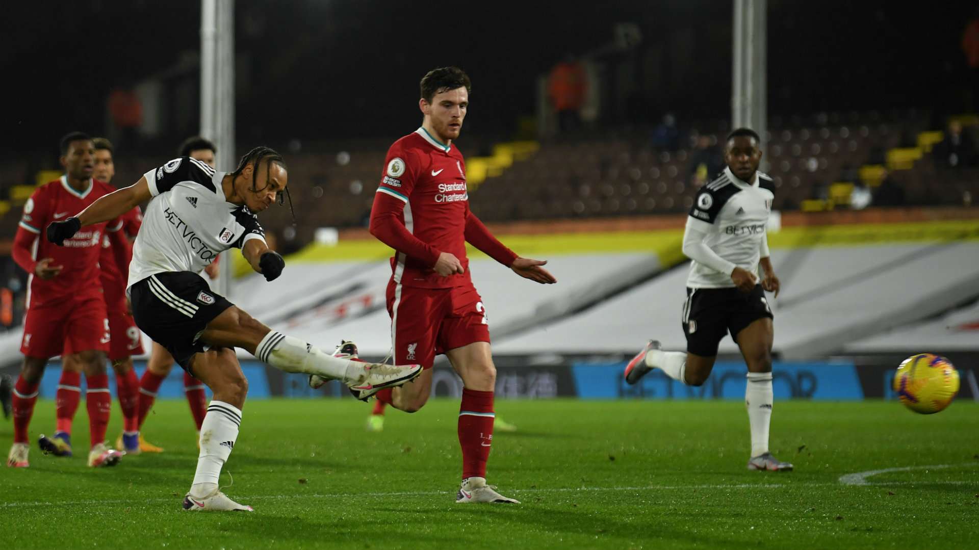 Bobby De Cordova-Reid Fulham vs Liverpool Premier League 2020-21