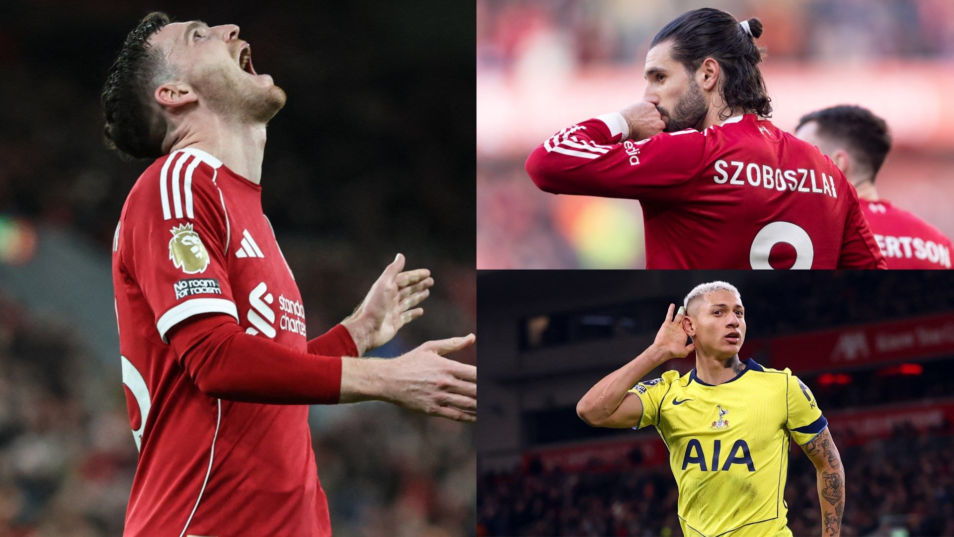 Robertson Szoboszlai Liverpool Spurs GFX