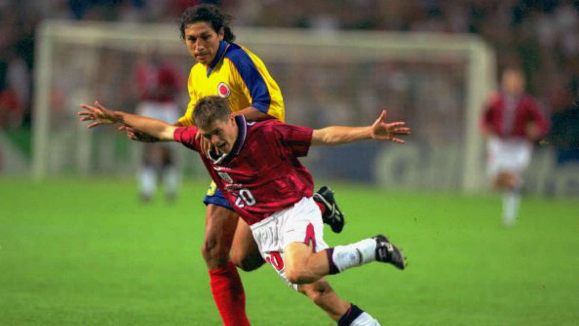 Jorge Bermúdez Colombia vs Inglaterra Francia 98