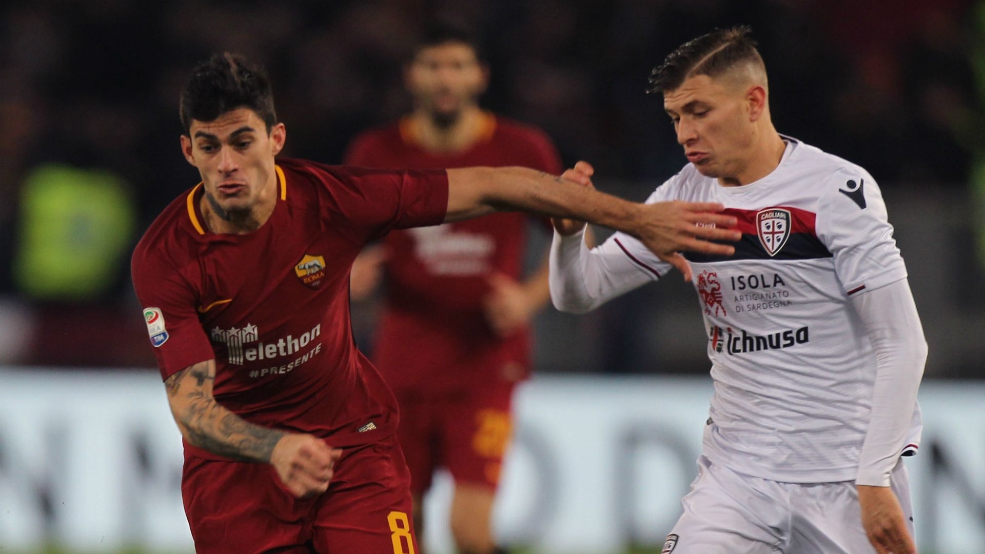 Barella Perotti Roma Cagliari Serie A