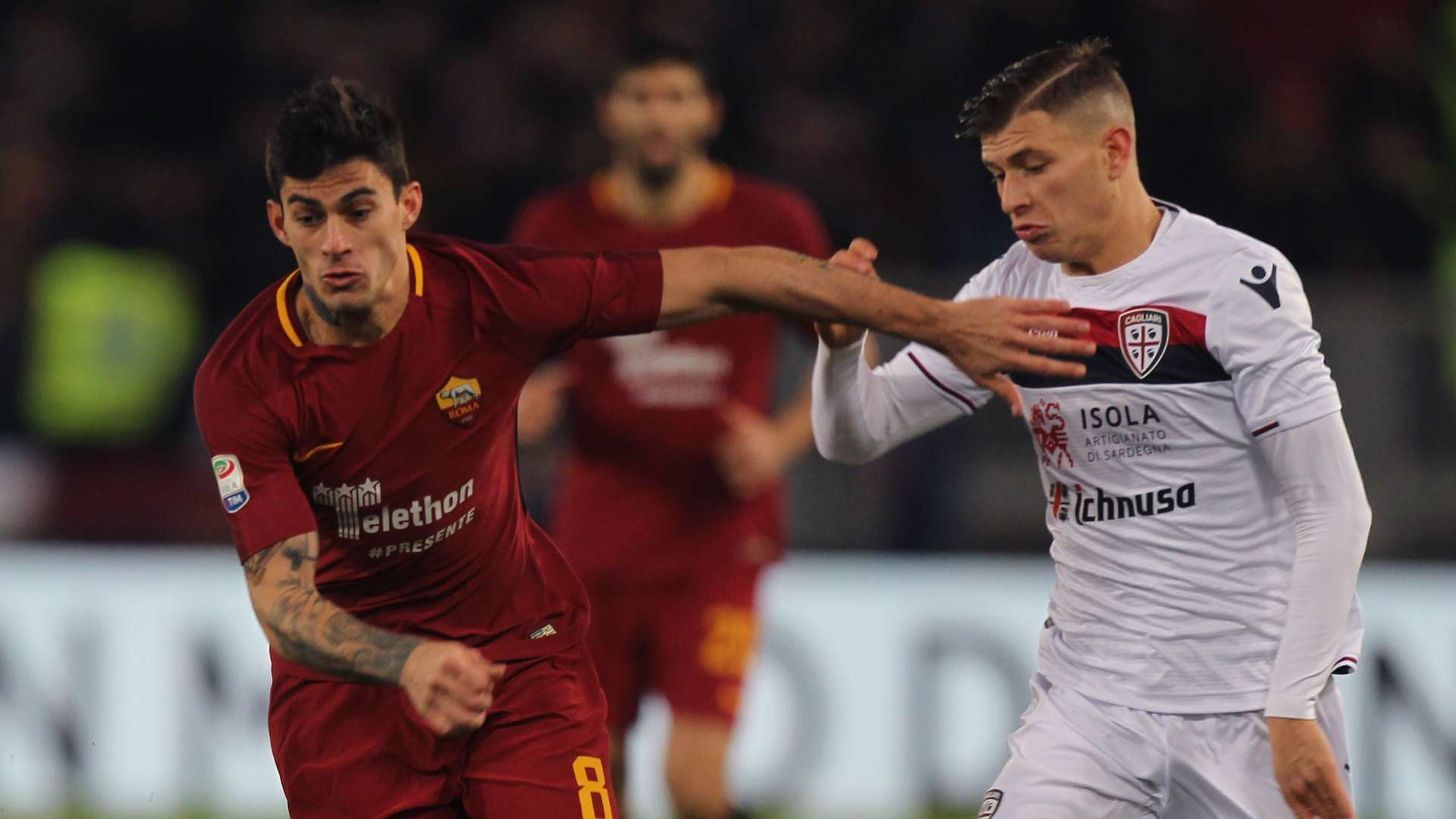 Barella Perotti Roma Cagliari Serie A