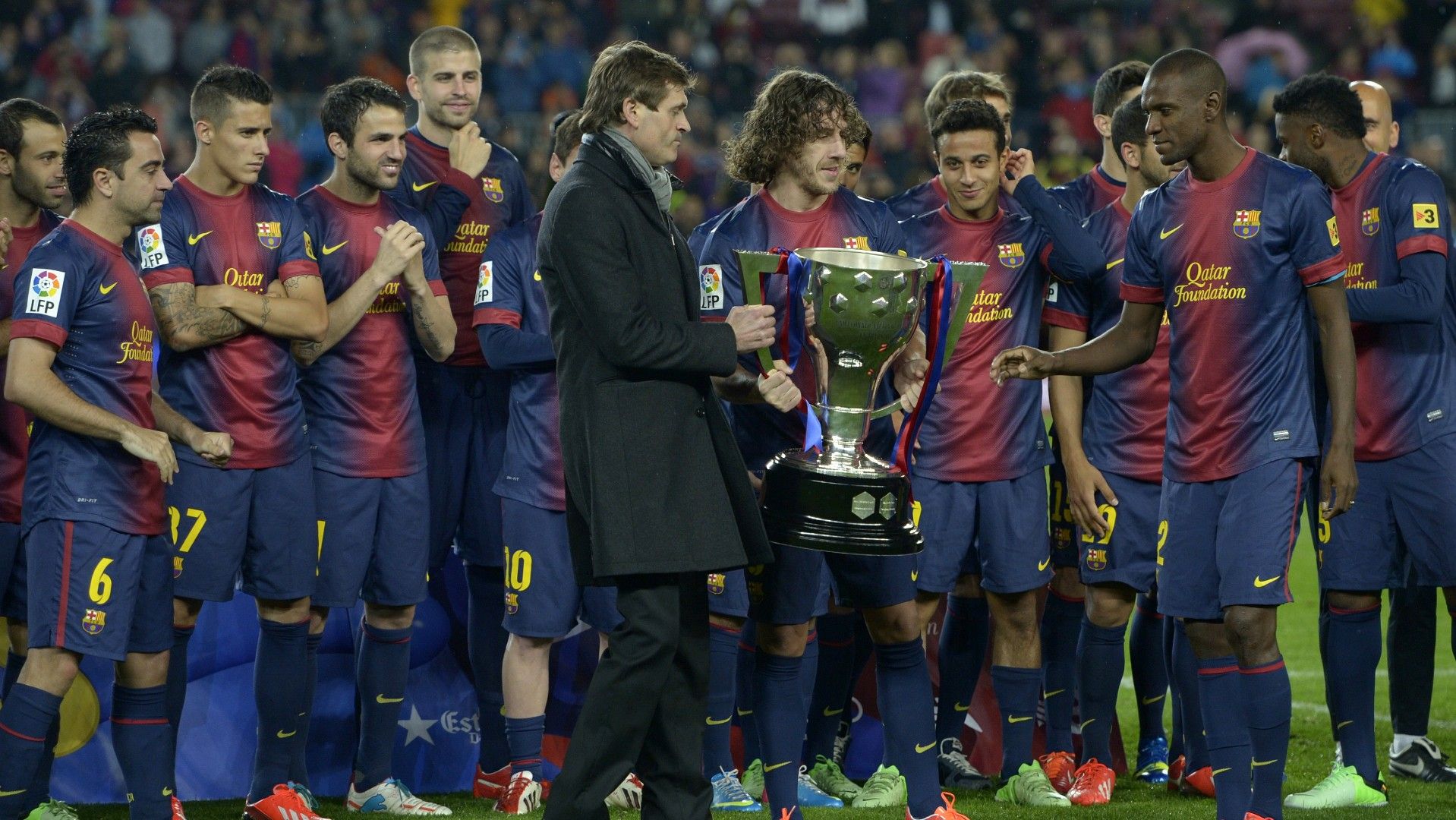 FC Barcelona Abidal Tito Vilanova