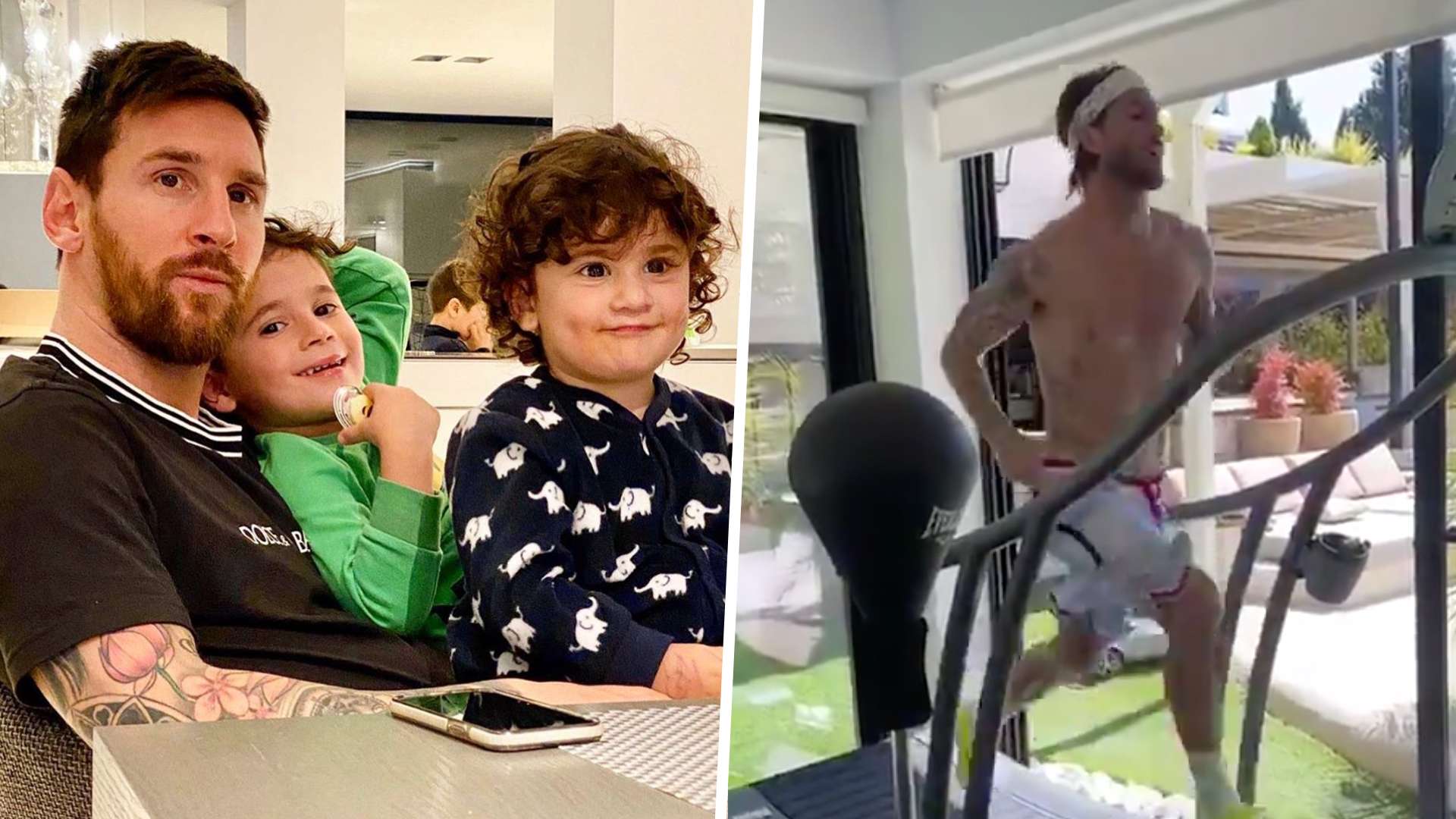 Lionel Messi Sergio Ramos quarantine