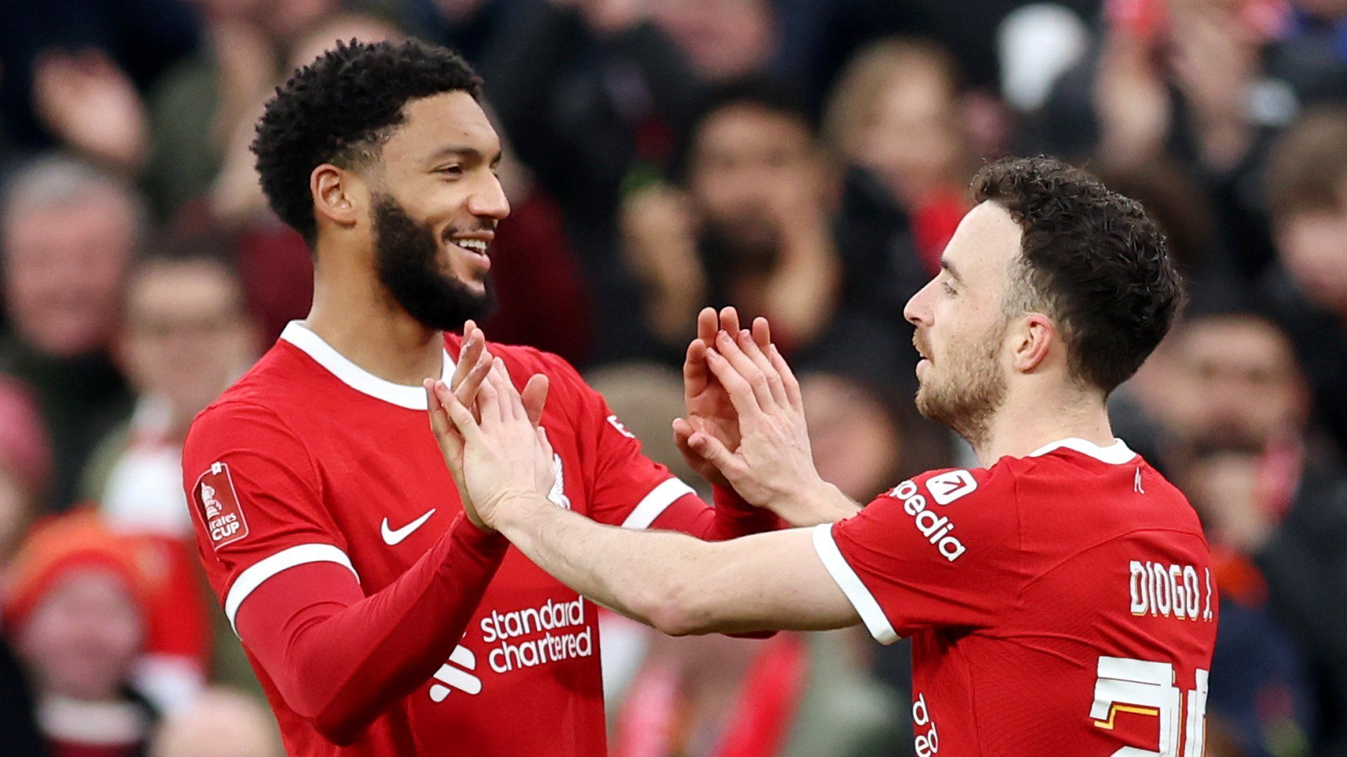Joe Gomez Diogo Jota Liverpool 2023-24