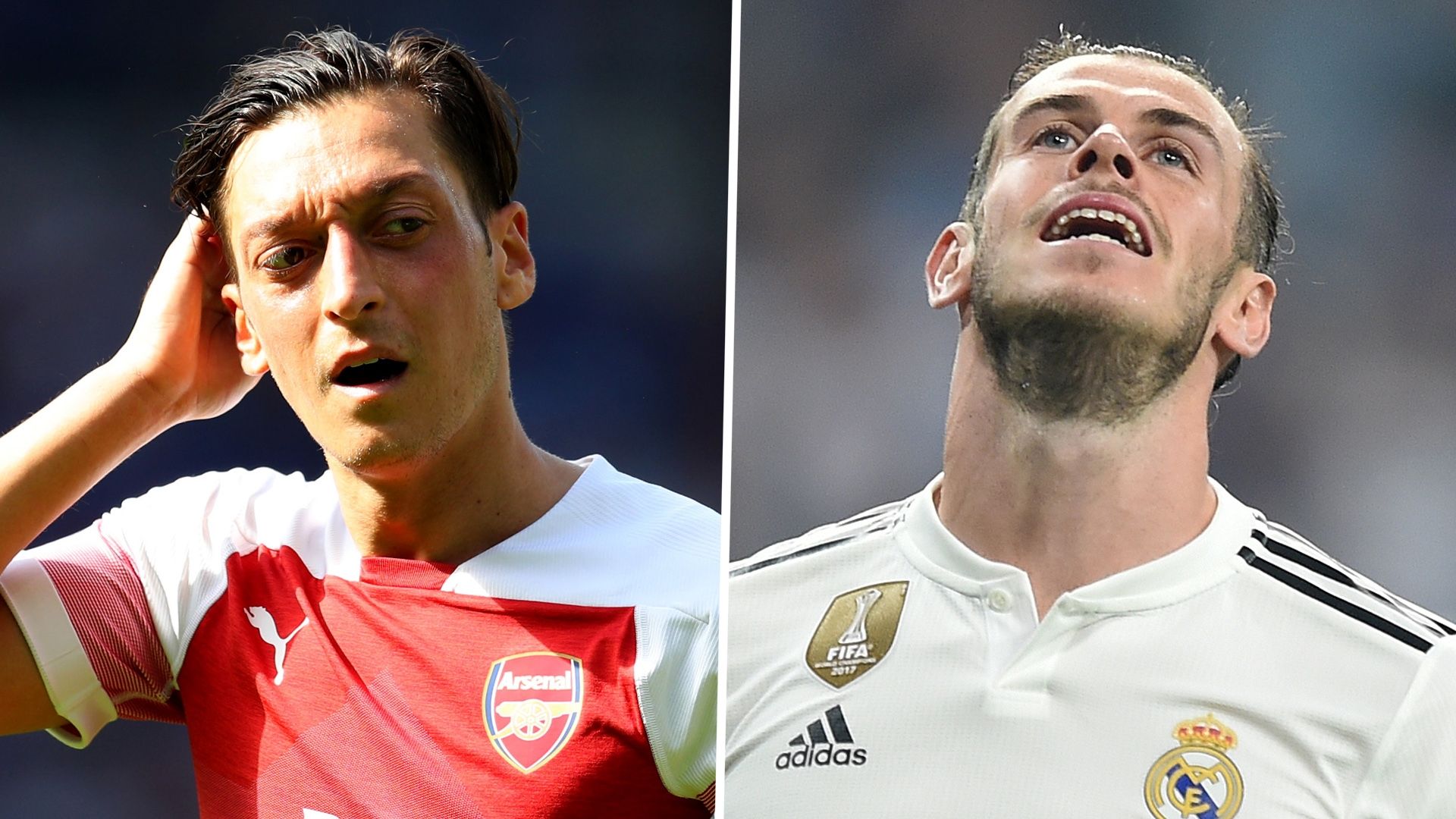 Mesut Ozil Gareth Bale GFX