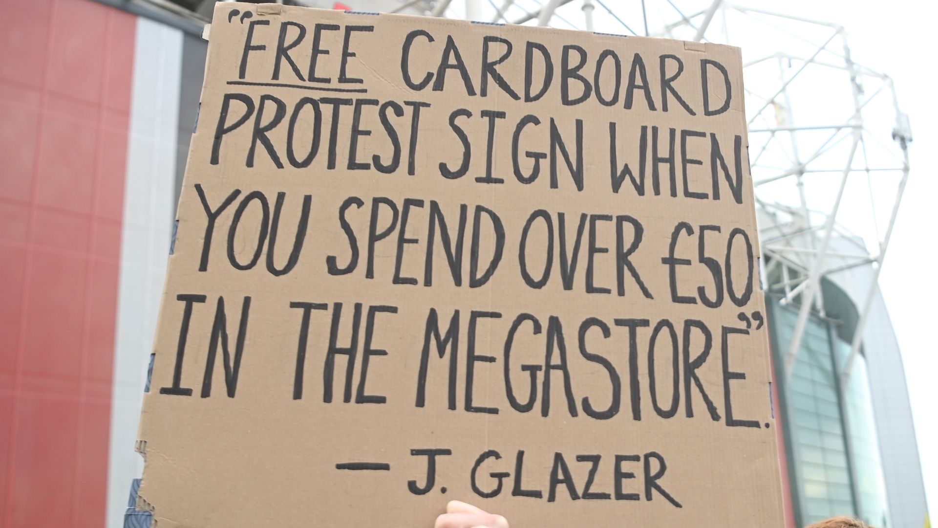 Old Trafford, Manchester United fans, Glazer protests