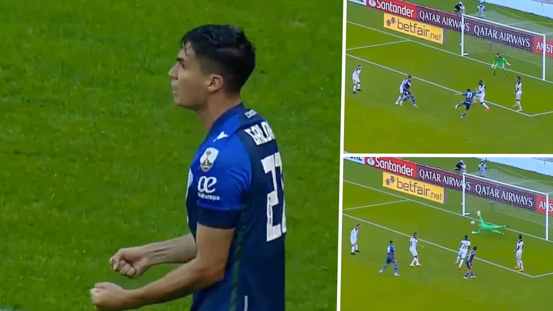 Pablo Galdames gol en Liga Vélez