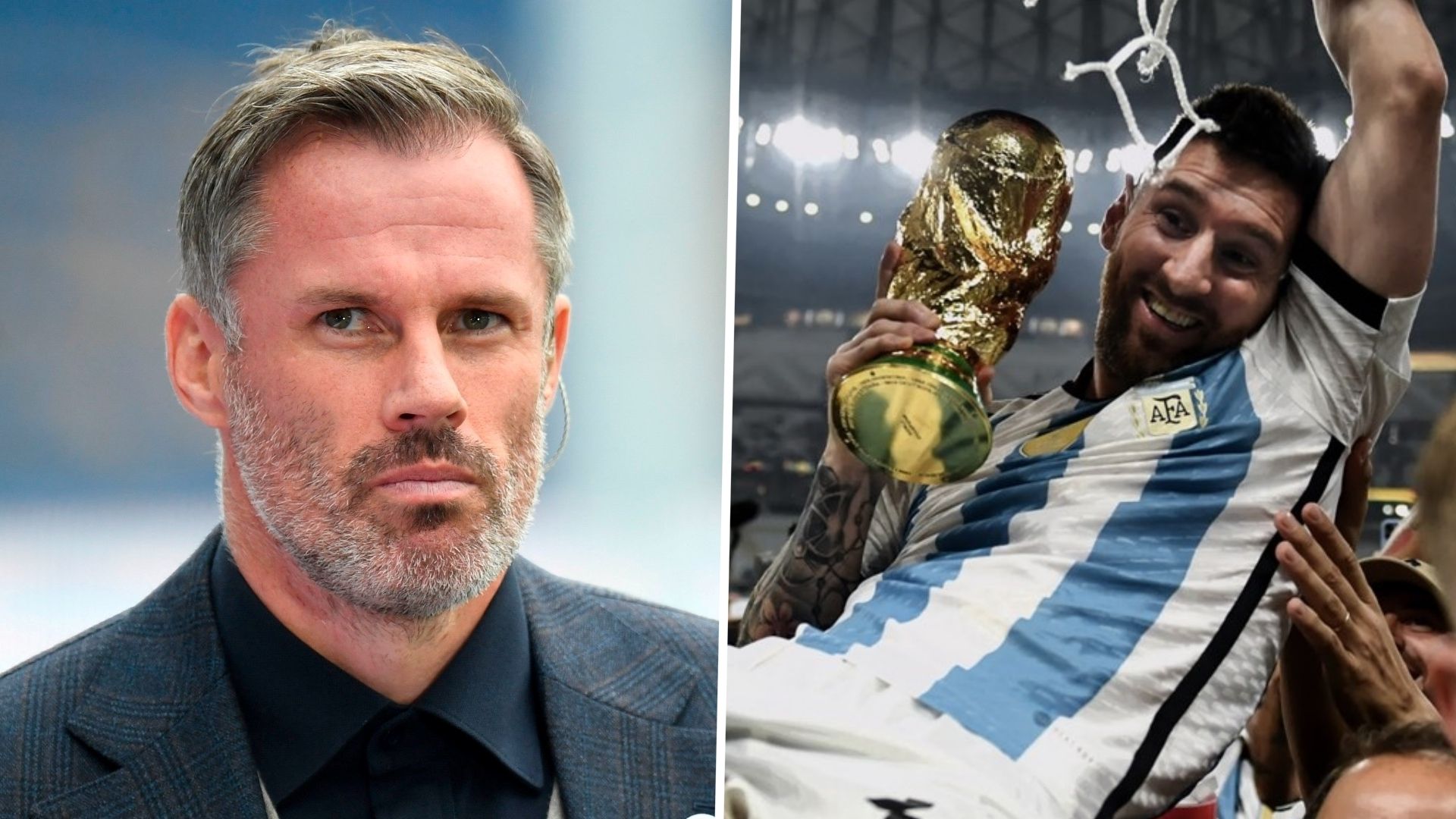 Jamie Carragher Lionel Messi 