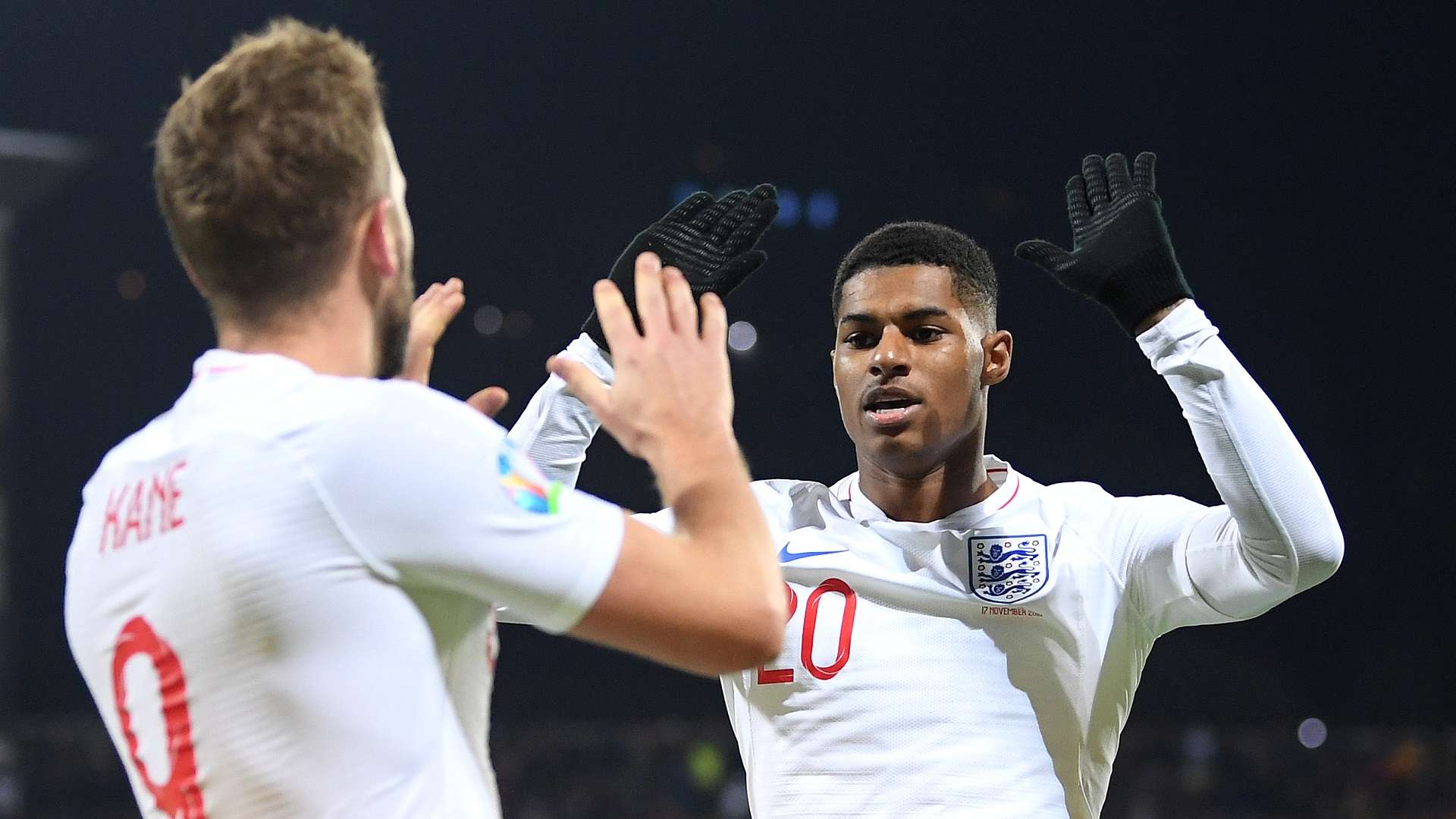 Marcus Rashford Harry Kane England 17112019