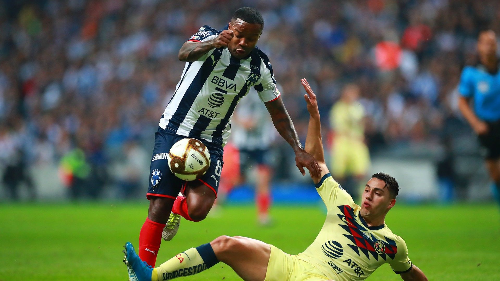 Monterrey América Dorlan Pabón Jorge Sánchez