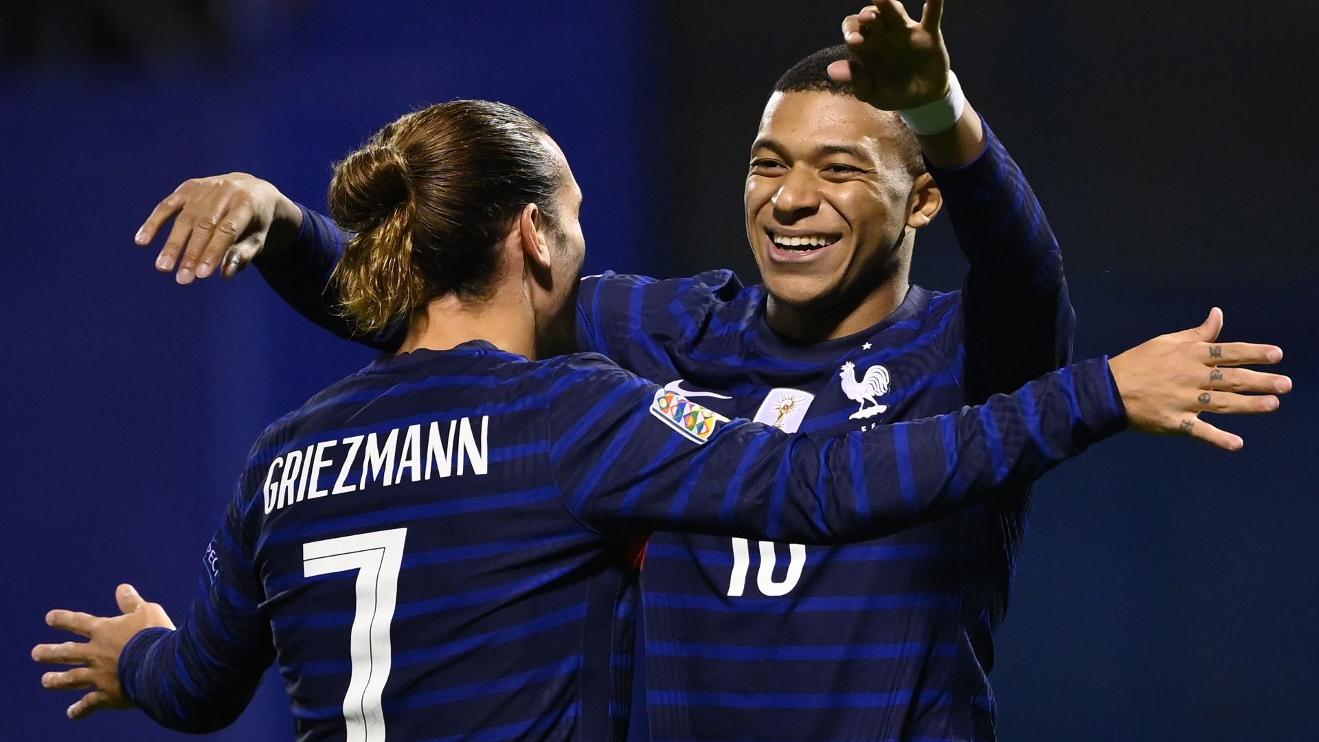 Antoine Griezmann Kylian Mbappé France Croatia 14102020