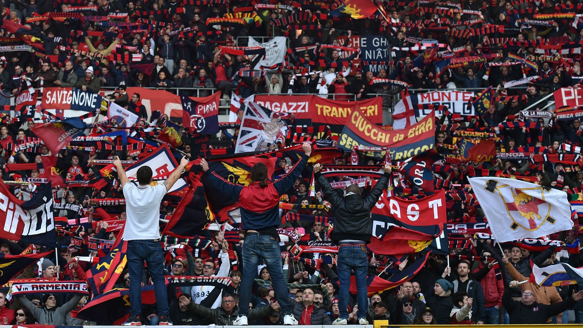 Genoa fans 21122014 Serie A
