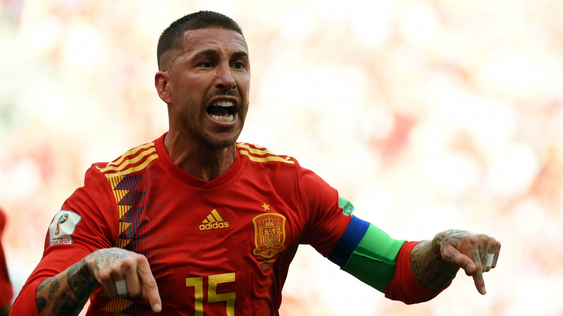 Sergio Ramos Spain Russia World Cup 2018