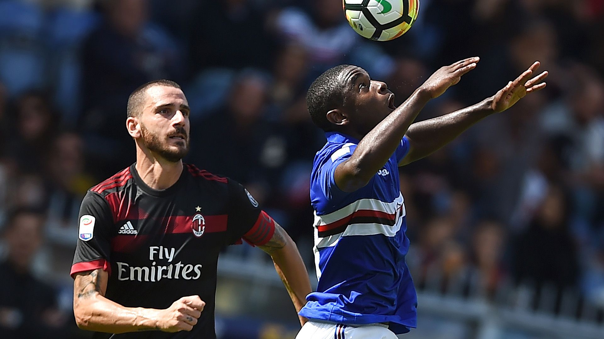 Bonucci Zapata Sampdoria Milan Serie A