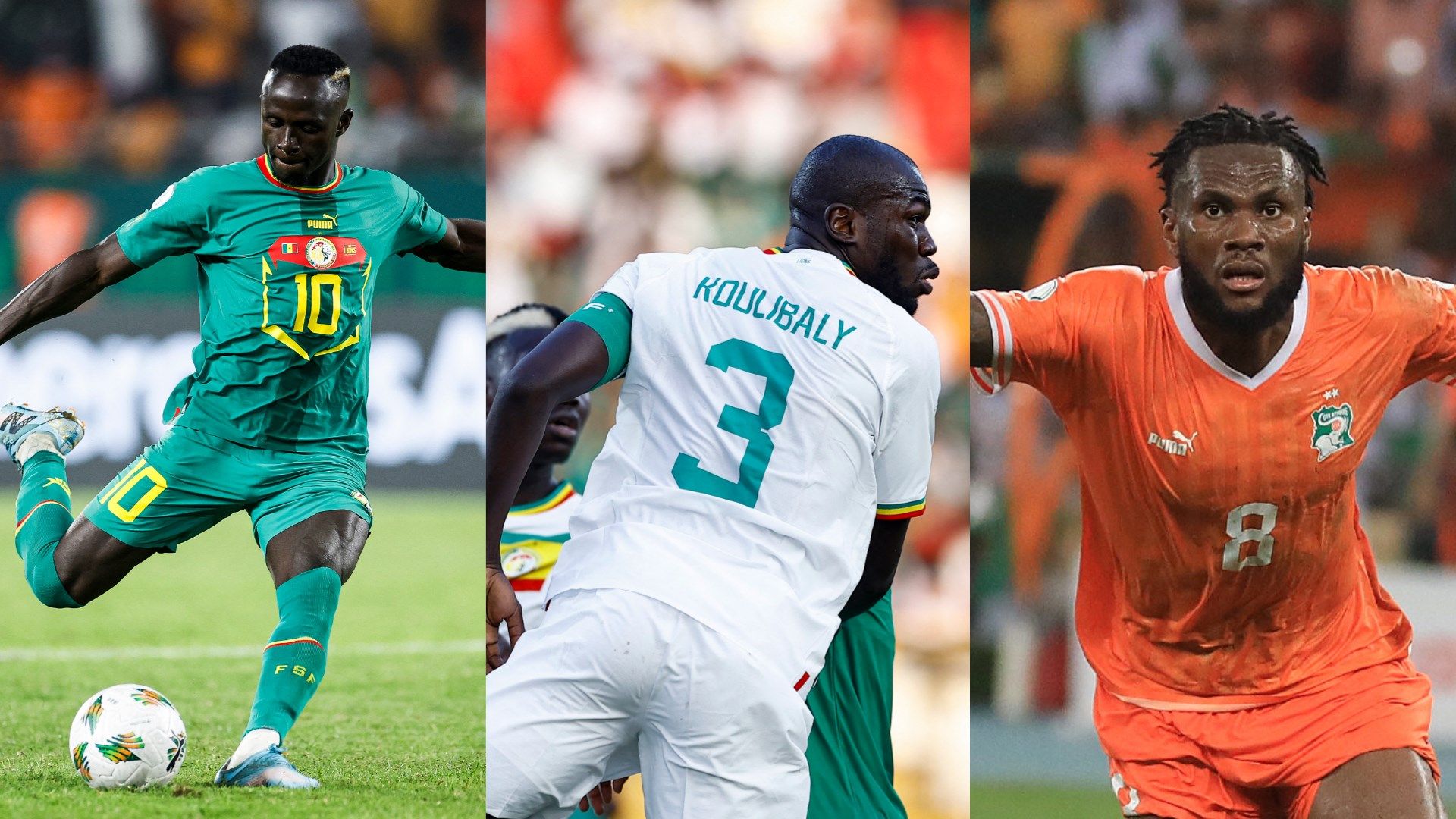 Franck Kessie Cote d'Ivoire Sadio Mane Franck Kessie Senegal 2024