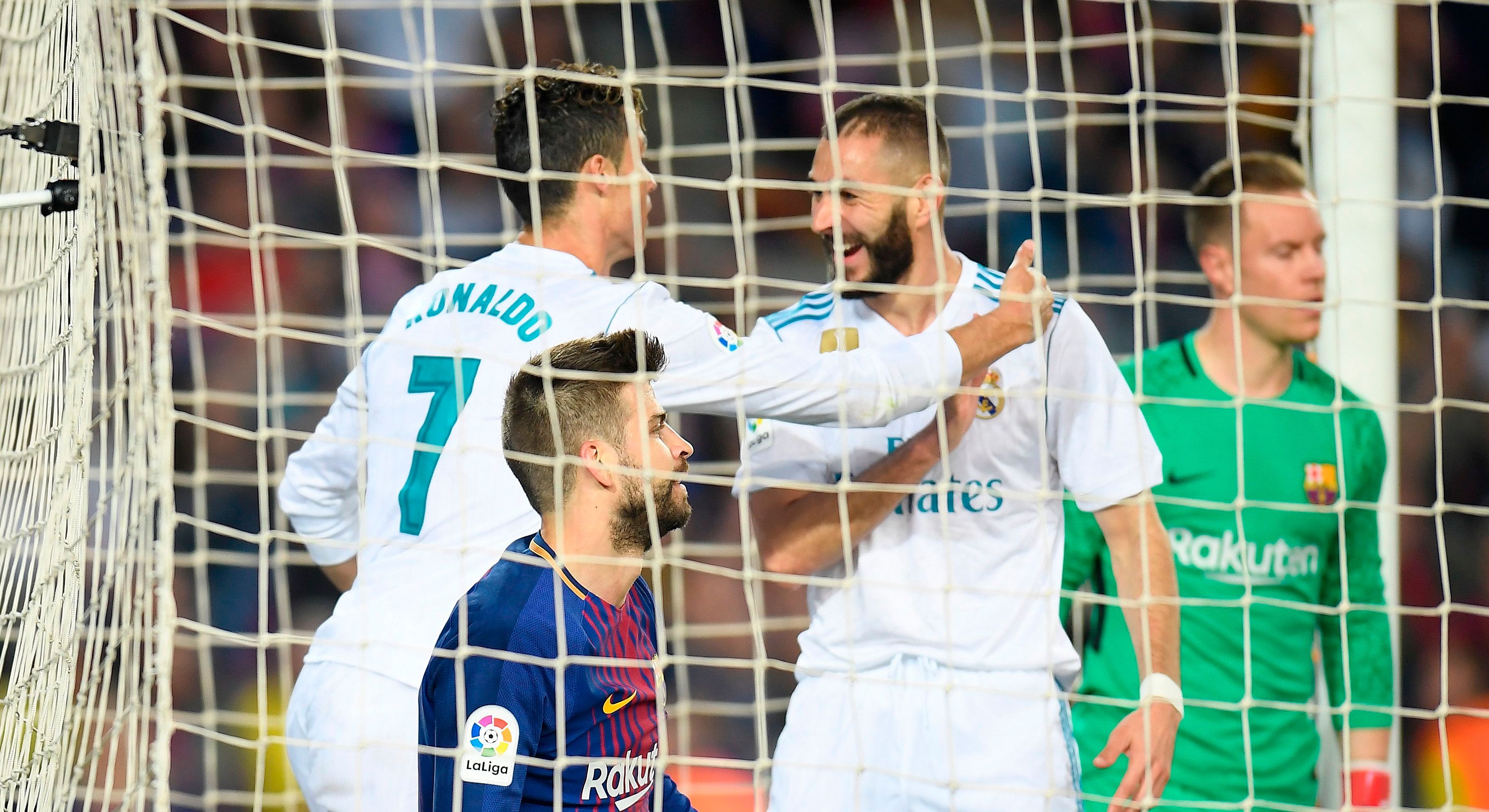 Cristiano Ronaldo Karim Benzema Barcelona Real Madrid