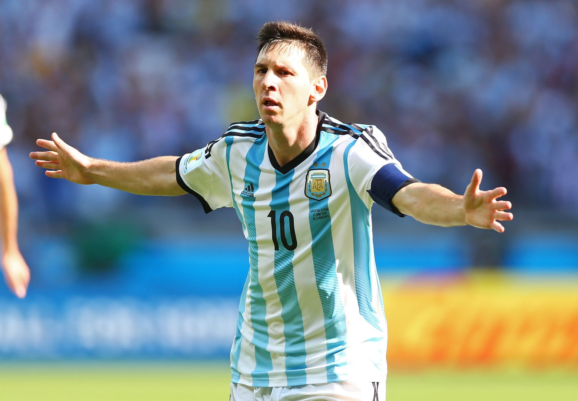 LIONEL MESSI ARGENTINA IRAN WORLD CUP 2014 WC 2014 062114
