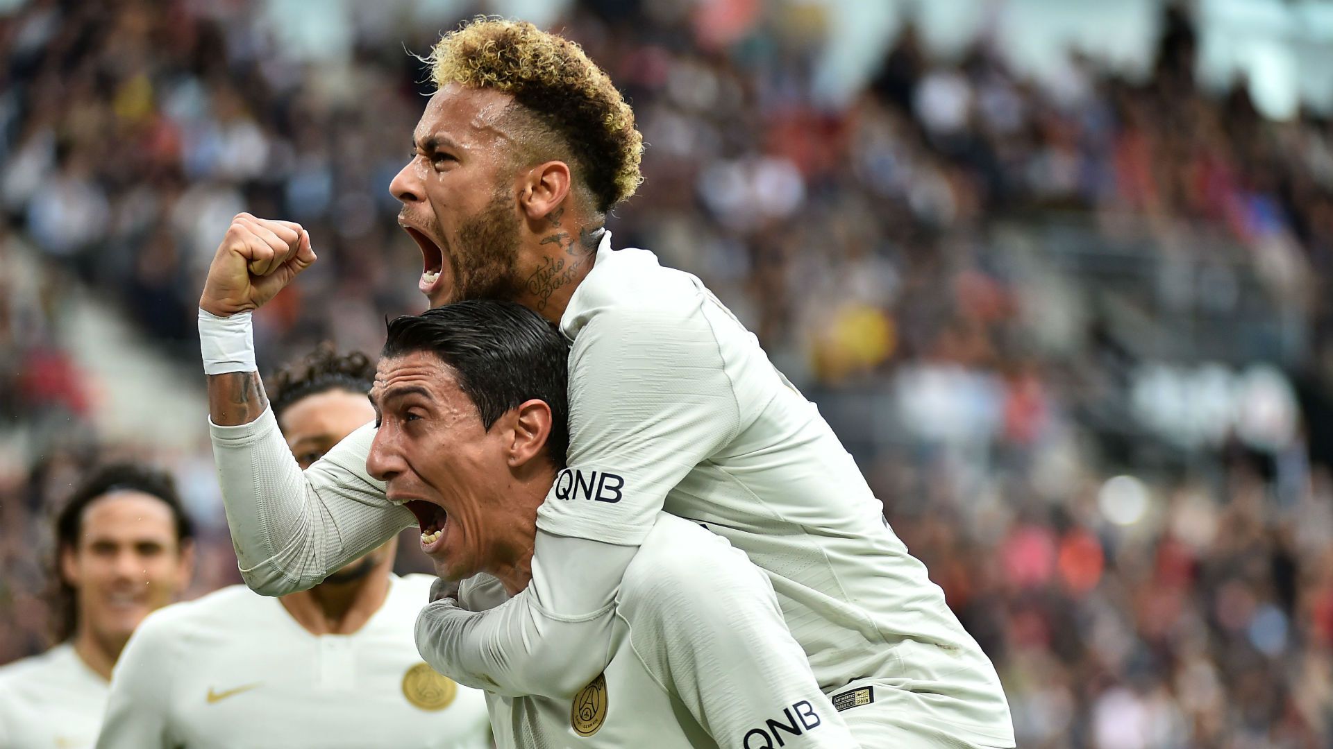 Neymar Angel Di Maria PSG