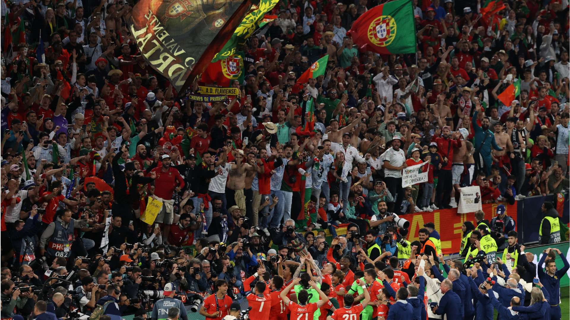 Portugal fans Nations League 2025
