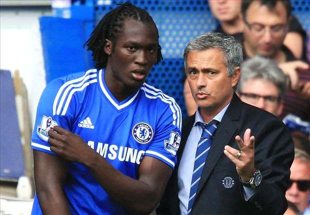 Jose Mourinho _Romelu Lukaku _Chelsea_Everton