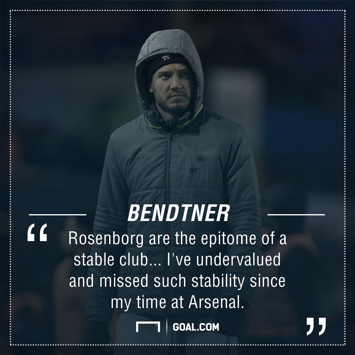 GFX Nicklas Bendtner quote