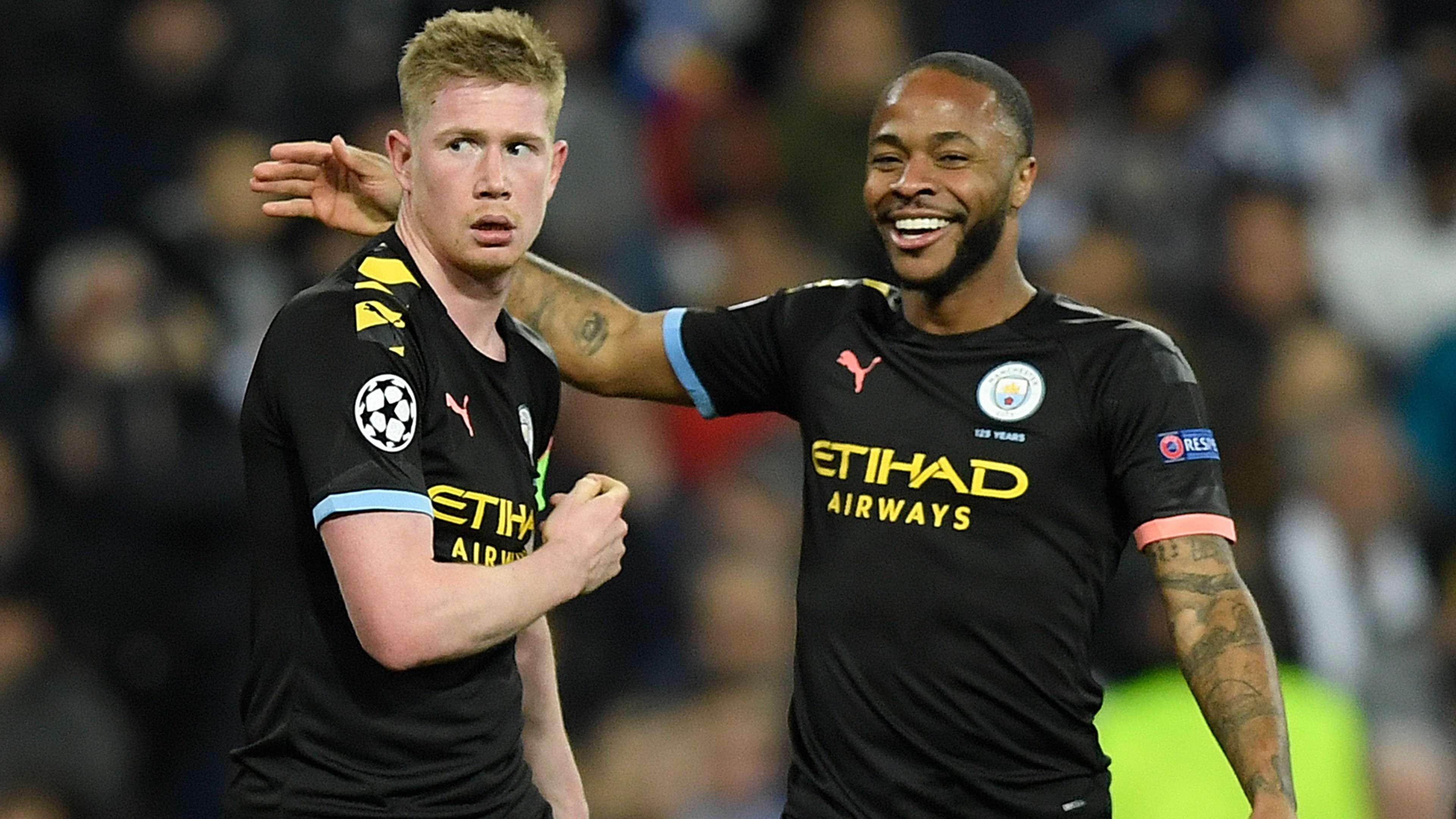 Raheem Sterling Kevin De Bruyne Real Madrid Manchester City Champions League 2020
