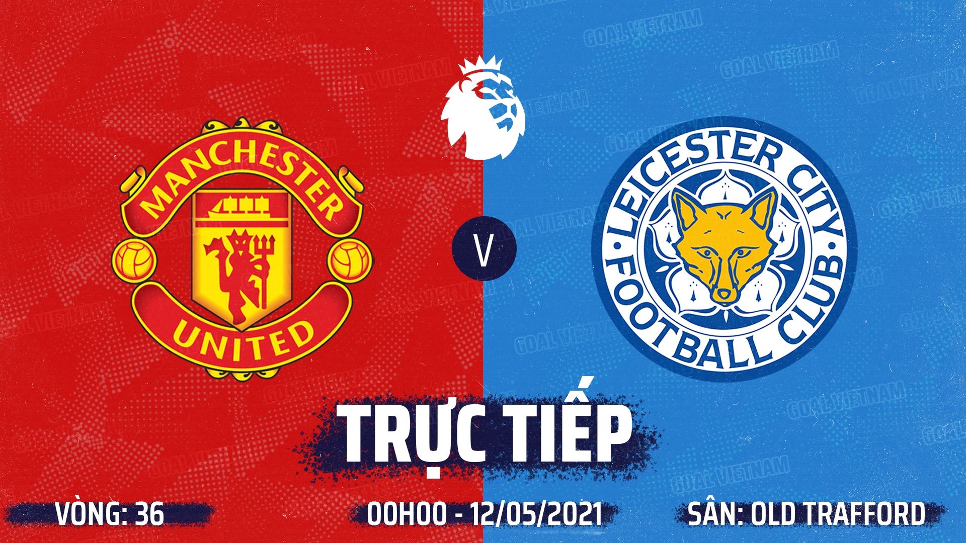 Live Manchester United vs Leicester City 2020/21 Premier League GFX