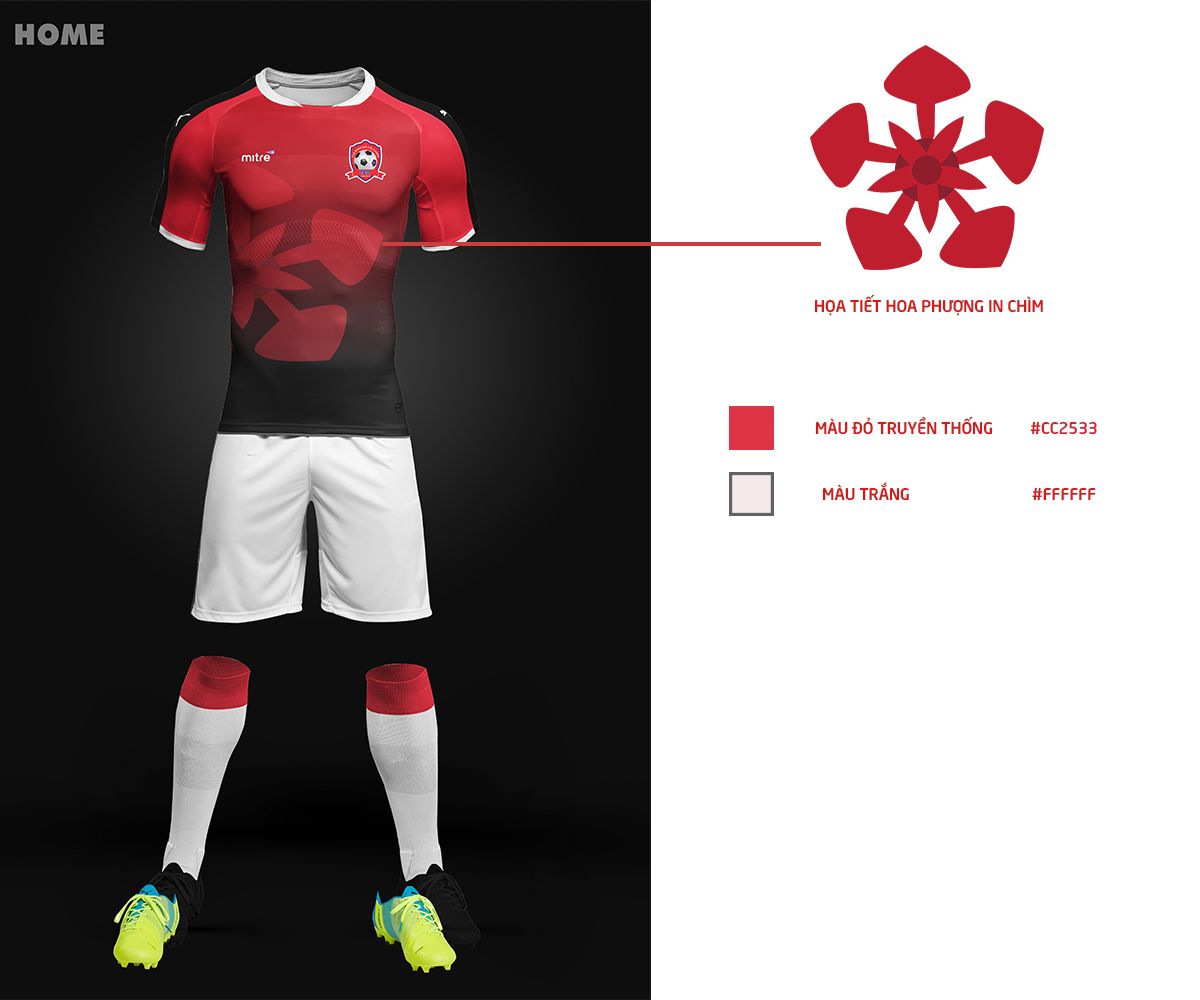 Mẫu áo đấu CLB Hải Phòng