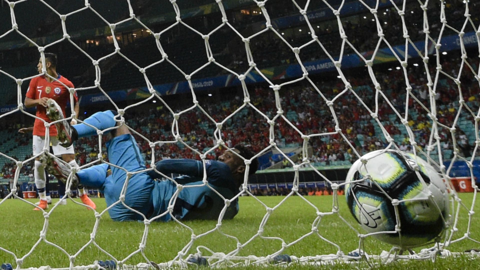 secuencia gol Fuenzalida 5 Chile Ecuador Copa America 21062019
