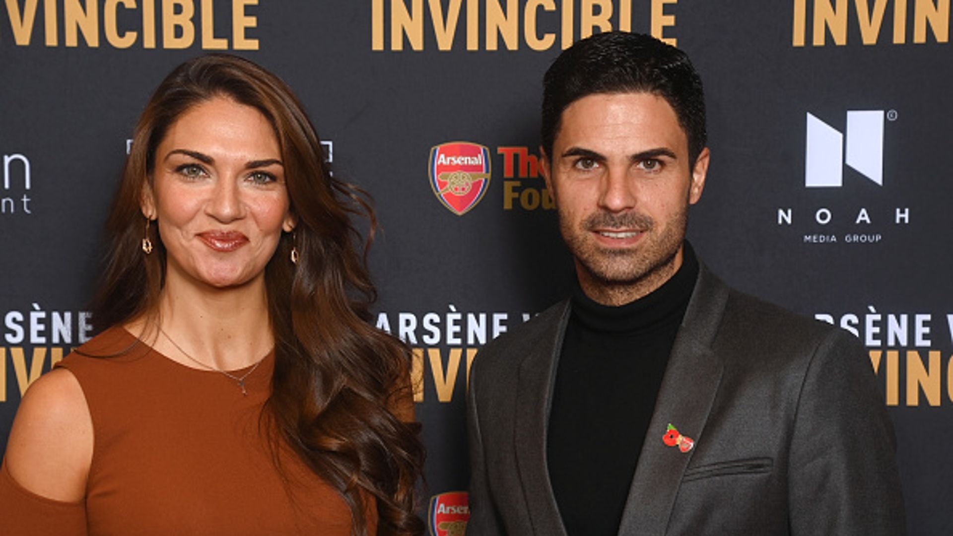 أرتيتا وزوجته