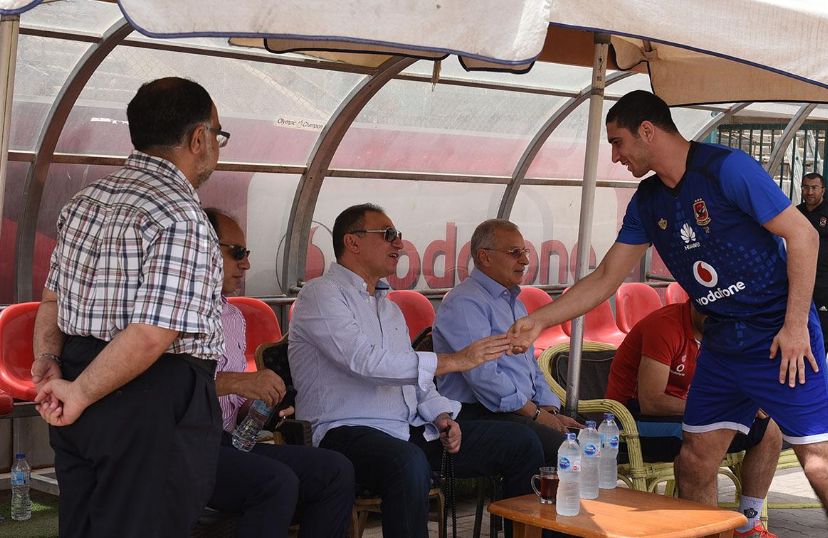 الخطيب في مران الأهلي